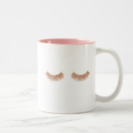 Chic Rose Gold Eyelashes Tasse