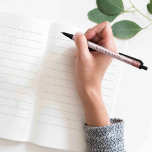 Chic Rose Gold Glitzer treiben Luxus Kugelschreiber