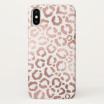 Chic Rose Gold Leopard Cheetah Animal Print Case-Mate iPhone Hülle<br><div class="desc">Dieses elegante und schicke Design ist perfekt für die moderne Mode. Es verfügt über ein Imitat gedruckt Rose Gold handgezeichnet Leopard/cheetah Safari Tierdruck auf einem einfachen weißen Hintergrund. Es ist hübsch, niedlich und trendig! ***WICHTIGE HINWEIS FÜR DESIGN: Für individuelle Designanfragen, wie z.B. passende Produktanfragen, Farbänderungen, Platzierungsänderungen oder andere Änderungswünsche, klicken...</div>