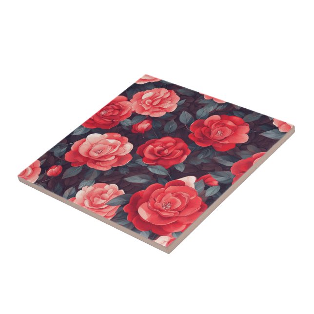 Chic Rose Keramik Fliesen für Badezimmer Wände (Seite)