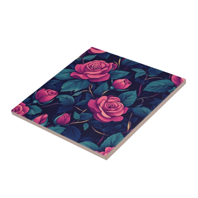 Chic Rose Keramik Fliesen für die rustikale Küche (Seite)