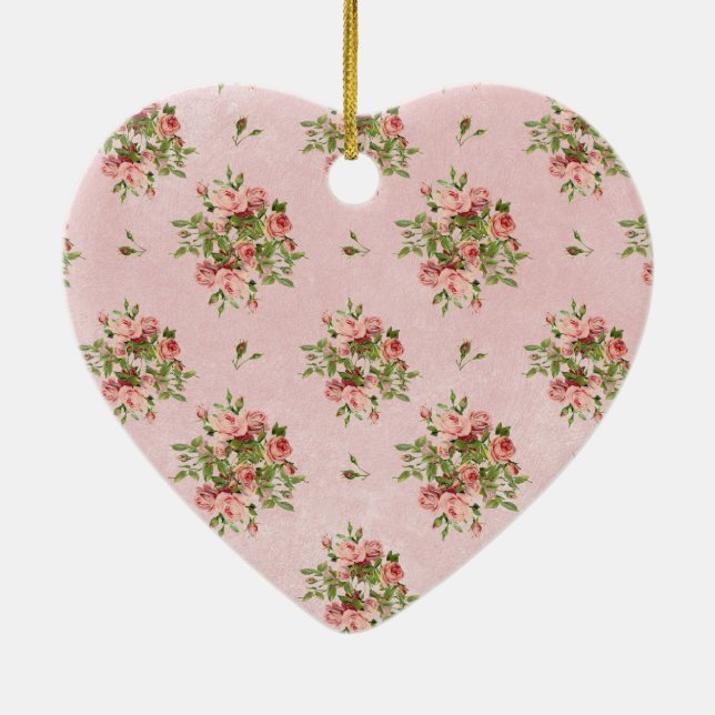 Chic Rose Keramikornament (Hinten)