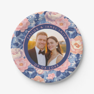 Chic Rose Paper Teller für Hochzeit Vielen Dank