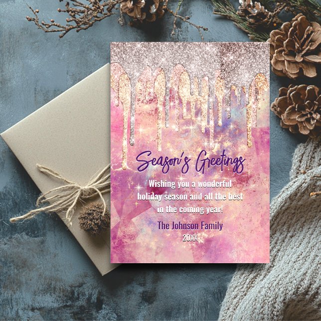 Chic Rose rot Rosa Tropfen Weihnachten Neues Jahr (Von Creator hochgeladen)