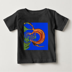 Chic Round Hakuna Matata Navy Blue Kollektion Baby T-shirt
