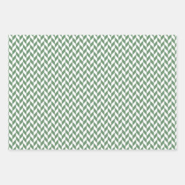 Chic Sage Green elegantes modernes Geschenk Geschenkpapier Set