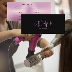 Chic Salon Metallic Pink Geschenkgutschein