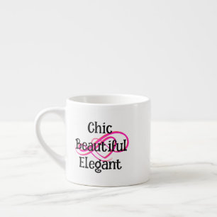 Chic, schöne, elegante Spezialtasse Espressotasse