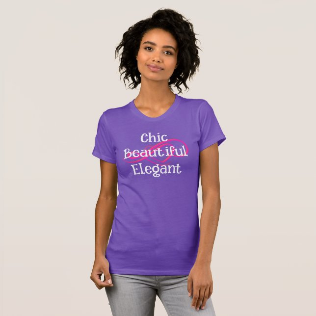 Chic, schönes, elegantes T-Shirt (Vorne ganz)