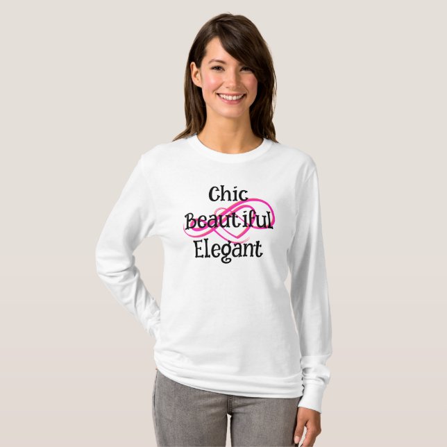 Chic, schönes, elegantes T-Shirt (Vorne ganz)