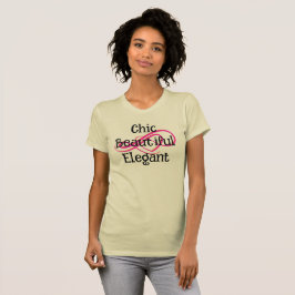 Chic, schönes, elegantes T-Shirt