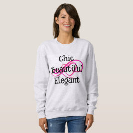 Chic, schönes, elegantes T-Shirt Sweatshirt