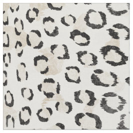 Chic, Schwarz-Weiß-Cheetah-Druck Stoff