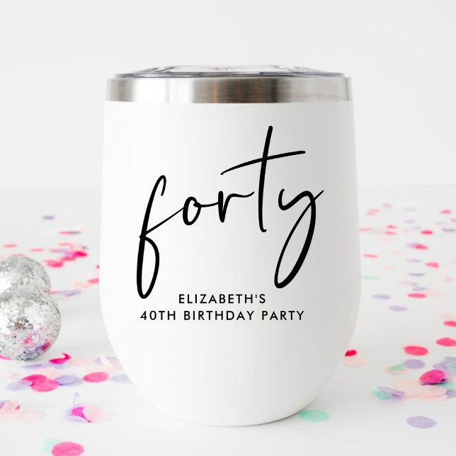 Chic Script 40. Geburtstag Party (Von Creator hochgeladen)