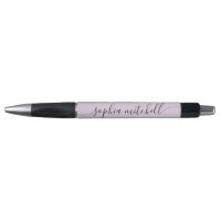 Chic Script Calligraphy Pastel Lila