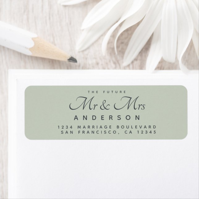 Chic Script Future Mr. Wedding Address (Insitu)