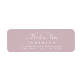 Chic Script Future Mr. Wedding Address