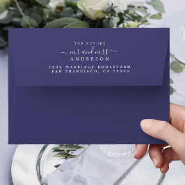 Chic Script Future Mr. Wedding Rücksendeadresse