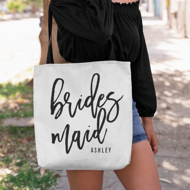 Chic Script Personalisiert Bridesmaid (Von Creator hochgeladen)