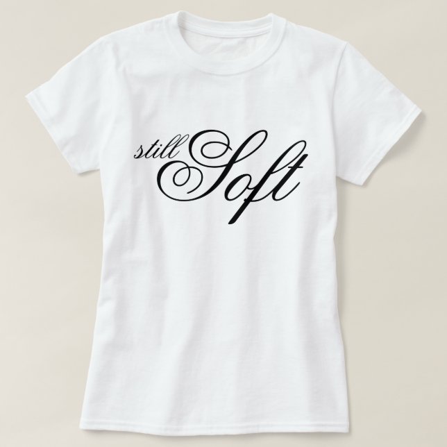 Chic-Script-Stil weiche ästhetische Bestätigung  T-Shirt (Design vorne)