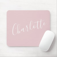 Chic Script Typografie Personalisiert Girly Pink