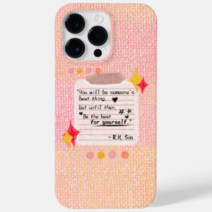Chic Self-Liebe Quotes iPhone Case Soft Pinky