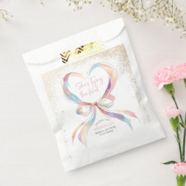 Chic She zähmt das knotenrosa Brautparty Geschenktütchen