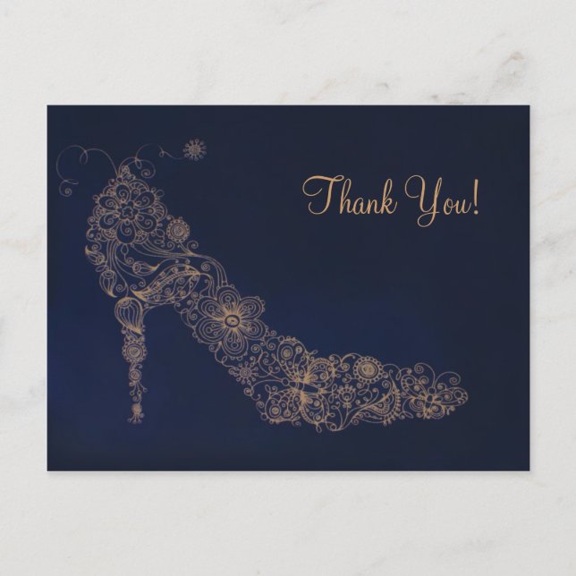 Chic Shoe ~ Postcard Postkarte (Vorderseite)