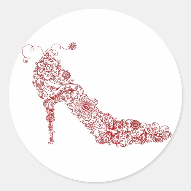 Chic Shoe ~ Stickers (Vorderseite)