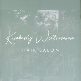 Chic Signature Script Fensteraufkleber