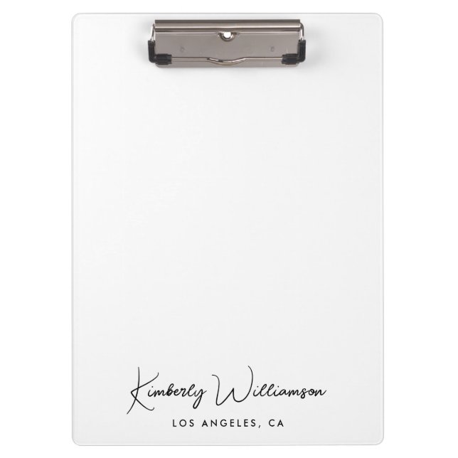 Chic Signature Script Klemmbrett (Vorderseite)