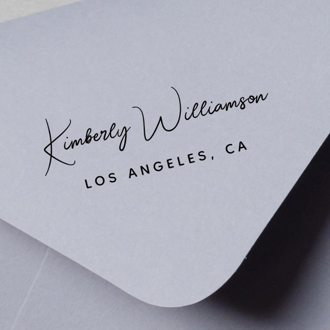 Chic Signature Script Monogram Permastempel (Empower your name in our signature script as your logo and brand identity)