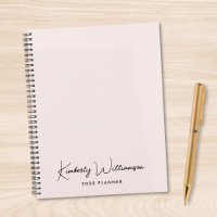 Chic Signature Script Monogramm Rosa