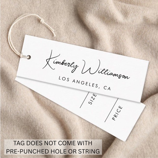 Chic Signature Script Price Hang Tag (Von Creator hochgeladen)