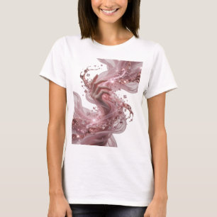 Chic Silber ABSTRACTE KUNST Abstrakte Gestaltung T-Shirt
