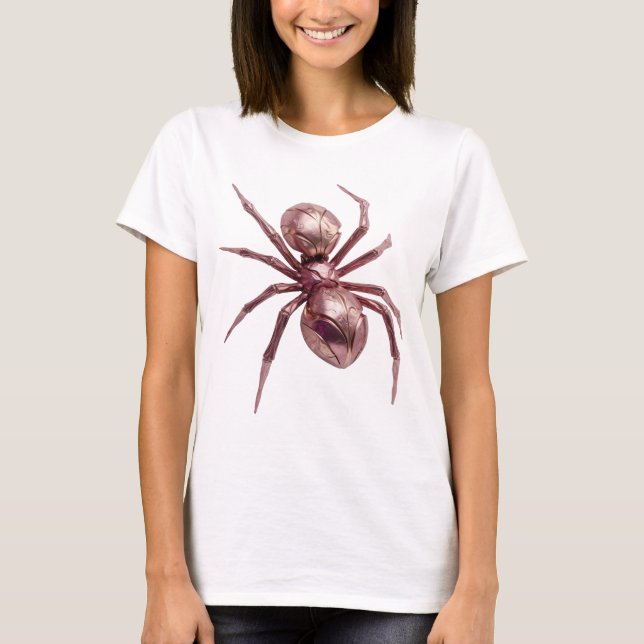 Chic Silber ABSTRACTE KUNST Abstrakte Gestaltung v T-Shirt (Vorderseite)