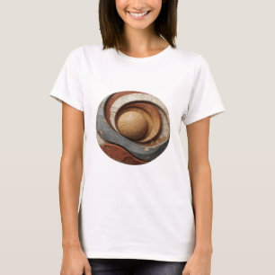 Chic Silber ABSTRACTE KUNST Grafikdesign T-Shirt