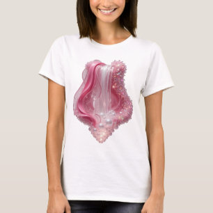 Chic Silber ABSTRACTE KUNST Künstlerisches Motiv v T-Shirt
