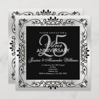 Chic Silver Decorative Gerahmt 25 Jahre alt