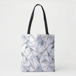 Chic Silver White Triangle Weihnachten