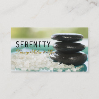 Chic Simple and Clean Wellness-Center Card Visitenkarte