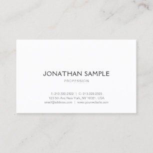 Chic Simple Graphic Design Moderne Vorlage Trendy Visitenkarte