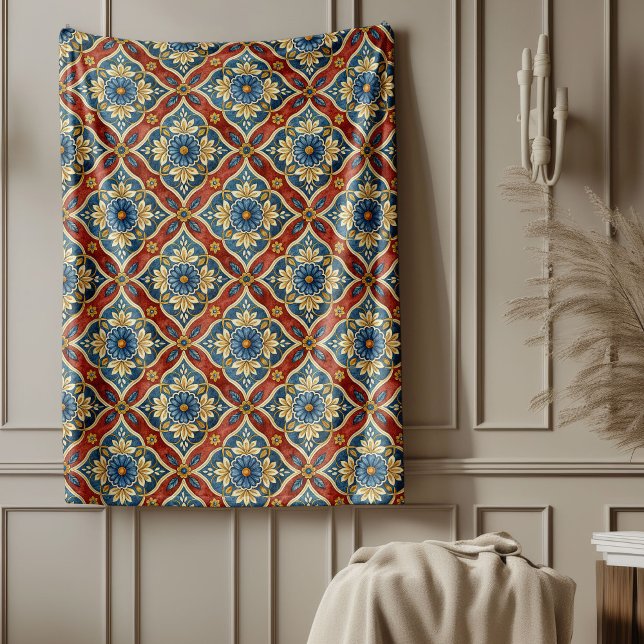 Chic Soft mediterran Inspiriert Nautical Accents Fleecedecke (Chic Soft Mediterranean-Inspired Nautical Accents Fleece Blanket)