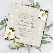 Chic Southern Magnolias & Hummingbirds Wedding