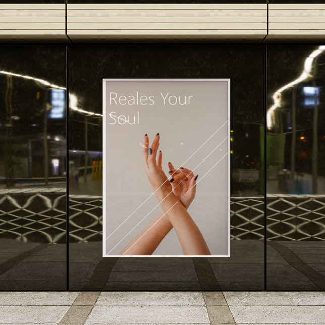 Chic Spa Wellness Design Poster (Von Creator hochgeladen)