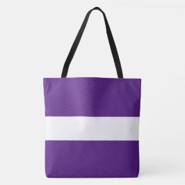 Chic Sporty Fun Wide Royal Lila White Stripes