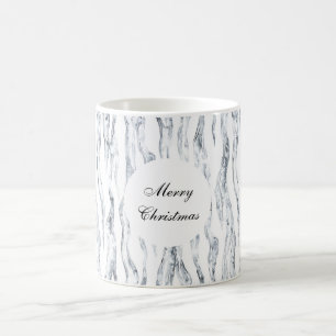 Chic Stripes Silver Weihnachten Kaffeetasse