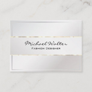 Chic Style Gold Trimm Visitenkarte