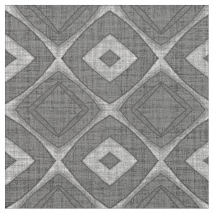 Chic Stylish Gray Imitate Batik Linen Squares Must Stoff