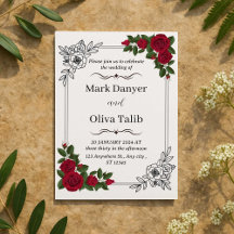 Chic & Stylish Wedding Einladung - Anpassbar